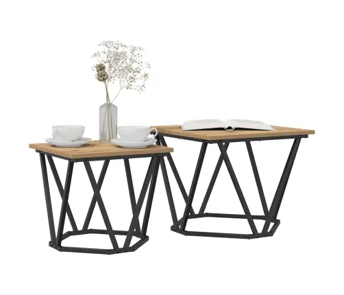 Malas Galdiņi 2 Gab. Amatnieku Ozola Inženierijas Koks Vidaxl Malas Galdiņi 2 Gab. Amatnieku Ozola Inženierijas Koks Vidaxl