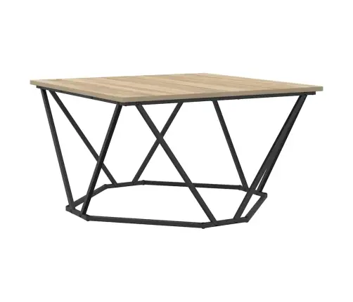Kafijas Galdiņš Sonoma Ozols 80X80X45 Cm Inženierijas Koks Vidaxl
