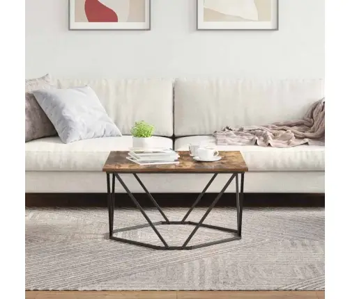Kohvilaud Suitsutatud Tamm 80 X 80 X 45 Cm