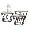 Kohvilaud 3 Pcs Sonoma Tamm 50 X 50 X 40 Cm