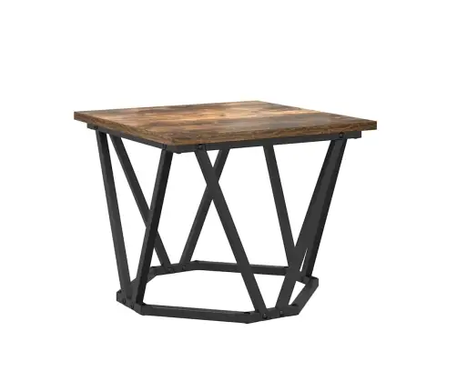 Kohvilaud 3 Pcs Suitsutatud Tamm 50 X 50 X 40 Cm