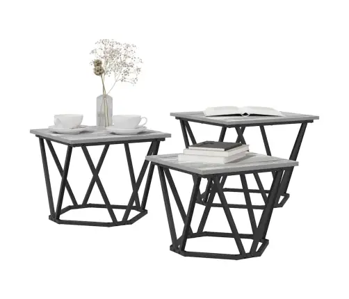 Kohvilaud 3 Pcs Hall Sonoma 50 X 50 X 40 Cm