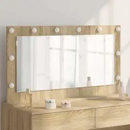 Tualettpeegel Sonoma Tamm 100 X 55 X 18 Cm Tehispuit Ja Klaas