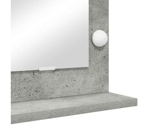 Kosmētikas Spogulis Pelēks Betons 100 X 55 X 18 Cm Spogulis Vidaxl