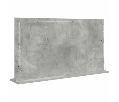 Kosmetinis Veidrodis Betono Pilka 100 X 55 X 18 Cm
