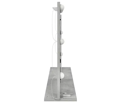 Kosmetinis Veidrodis Betono Pilka 100 X 55 X 18 Cm