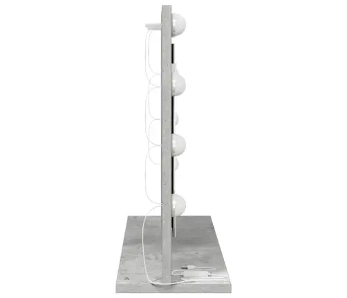 Spogulis Ar Led Gaismām Betona Pelēks Betons Vidējs Vidaxl Spogulis Ar Led Gaismām Betona Pelēks Betons Vidējs Vidaxl