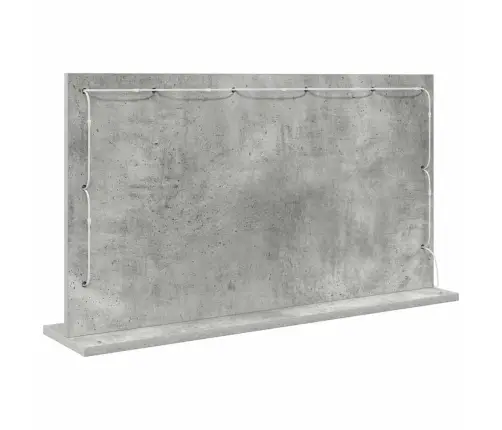 Spoguļa Spogulis Betona Pelēks Betons 80 X 45 X 18 Cm Spogulis Vidaxl