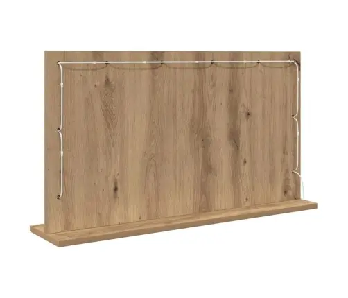 Spoguļkosmētika Amatnieku Ozols Daļiņu Dēlis 80 X 45 X 18 Cm Vidaxl