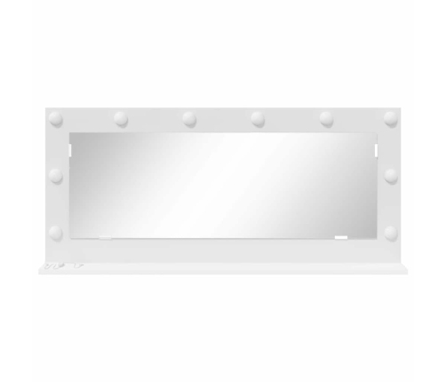 Spoguļgaismas Spogulis Ar Led Gaismām Balts 100X45X18 Cm Vidaxl
