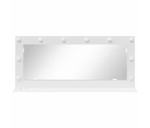 Spoguļgaismas Spogulis Ar Led Gaismām Balts 100X45X18 Cm Vidaxl