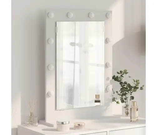 Kosmetinis Veidrodis Stačiakampio Balta 70 X 50 X 18 Cm