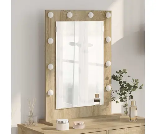 Spogulis Sonoma Ozols Mdf, Stikls 70 X 50 X 18 Cm Spogulis Vidaxl