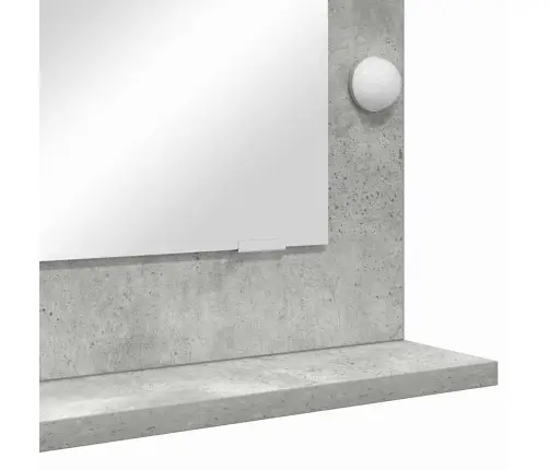 Kosmetinis Veidrodis Su Veidrodžiu Betono Pilka 70 X 50 X 18 Cm