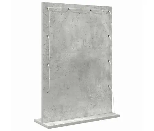 Kosmetinis Veidrodis Su Veidrodžiu Betono Pilka 70 X 50 X 18 Cm