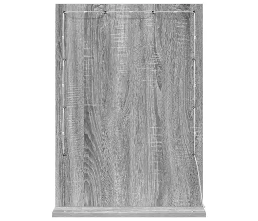 Tualetes Spogulis Pelēka Sonoma Skaidu Plātne, Stikls Vidaxl