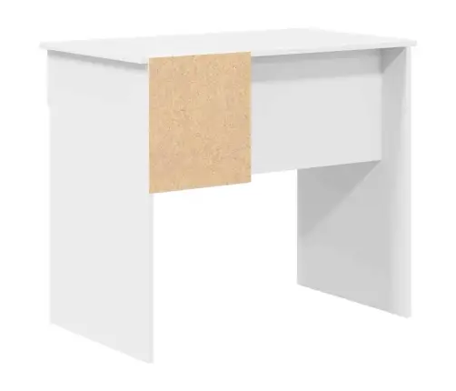 Galds Ar Uzglabāšanu Balts 90X49.5X75 Cm Inženierijas Koks Vidaxl