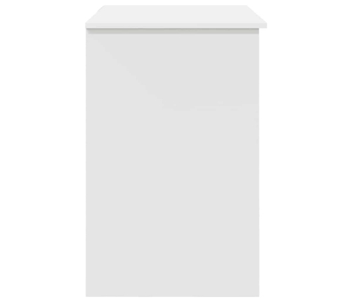 Galds Ar Uzglabāšanu Balts 90X49.5X75 Cm Inženierijas Koks Vidaxl