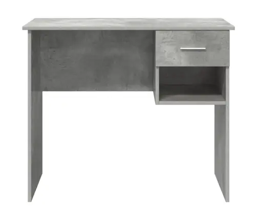 Galds Ar Uzglabāšanu Betona Pelēkā 90X49.5X75 Cm Inženieru Koks Vidaxl