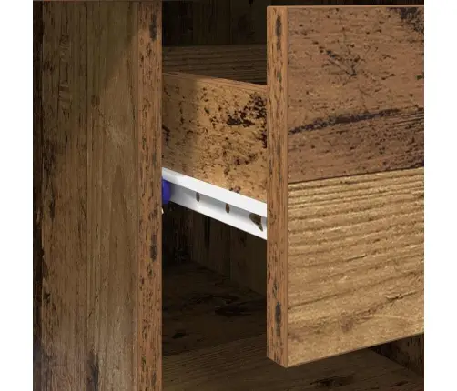 Laud Sahtliga Riiuliga Vana Puit 90 X 49 X 75 Cm Tehispuit