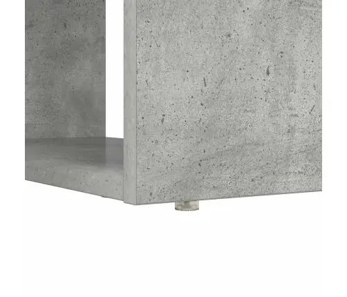 Laud Riiuliga Betoonihall 113 X 54 X 120 Cm Tehispuit