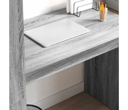 Stalas Pilkas Sonoma 113 X 54 X 120 Cm Apdirbta Mediena