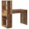 Galds Ar Uzglabāšanu Vecais Koks 113X54X120 Cm Inženierijas Koks Vidaxl