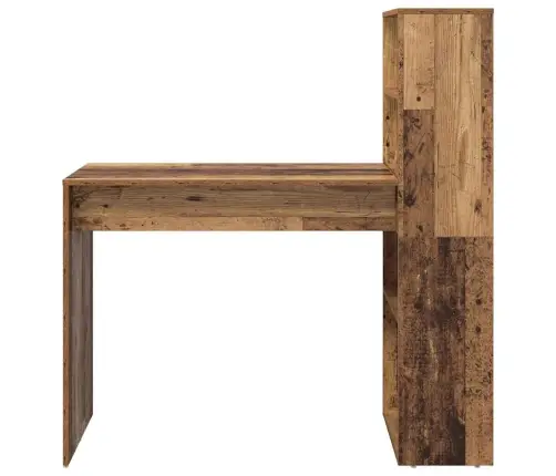 Galds Ar Uzglabāšanu Vecais Koks 113X54X120 Cm Inženierijas Koks Vidaxl