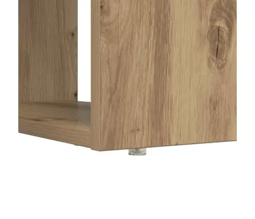 Galds Ar Uzglabāšanu Mākslinieka Ozols 113X54X120 Cm Inženierijas Koksne Vidaxl