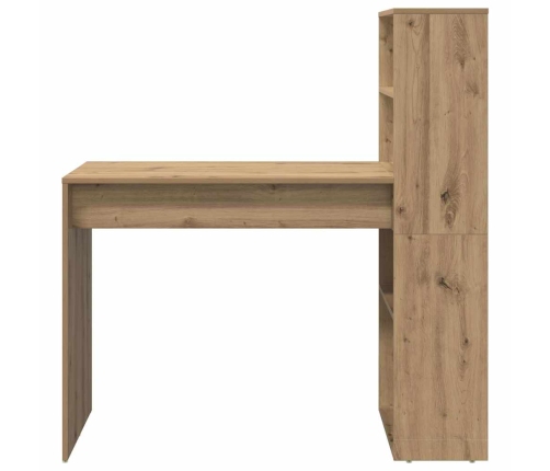 Galds Ar Uzglabāšanu Mākslinieka Ozols 113X54X120 Cm Inženierijas Koksne Vidaxl