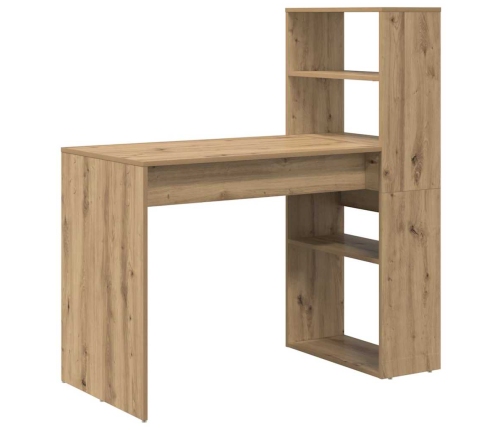 Galds Ar Uzglabāšanu Mākslinieka Ozols 113X54X120 Cm Inženierijas Koksne Vidaxl