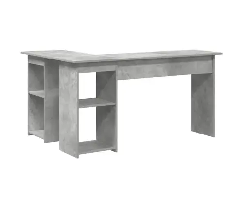 Laud Riiuliga Betoonihall 142 X 102 X 73 Cm Tehispuit