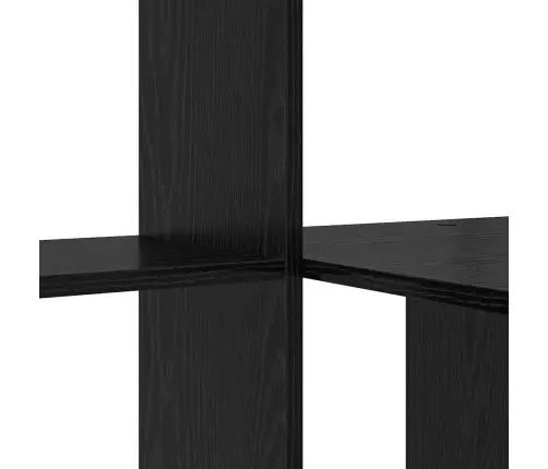 Galds Melns Ozols 131.5 X 50 X 106.5 Cm Inženierijas Koks Vidaxl