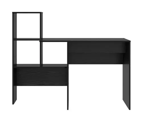 Galds Melns Ozols 131.5 X 50 X 106.5 Cm Inženierijas Koks Vidaxl