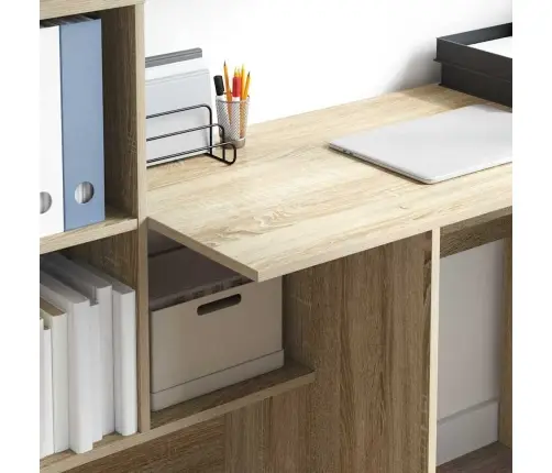 Galds Sonomas Ozola 131.5 X 50 X 106.5 Cm Inženierijas Koks Vidaxl