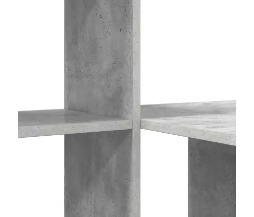 Galds Betona Pelēka 131.5 X 50 X 106.5 Cm Inženierijas Koks Vidaxl
