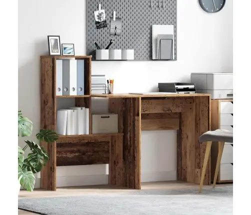 Galds Vecs Koks 131.5 X 50 X 106.5 Cm Inženierijas Koks Vidaxl