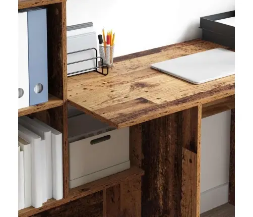 Galds Vecs Koks 131.5 X 50 X 106.5 Cm Inženierijas Koks Vidaxl