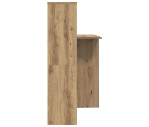 Stalas Su Lentyna Amatininkų Ąžuolas 131,5 X 50 X 106,5 Cm