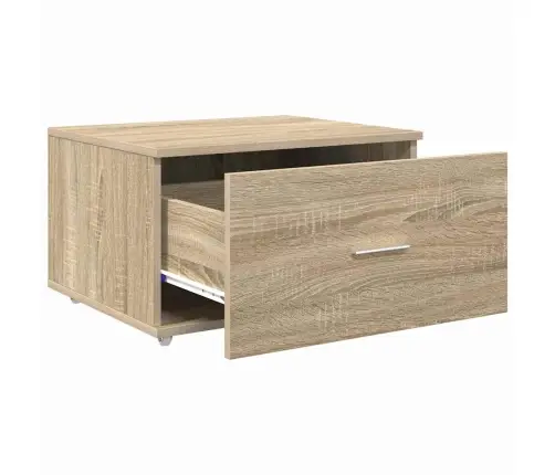 Stalčių Spintelė Su Ratu Sonoma Ąžuolas 55 X 45 X 31 Cm