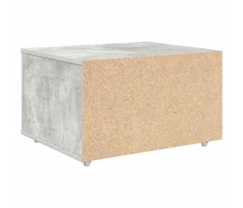 Atvilktņu Skapis Betona Pelēks Betons Vidējs Durvis Vidaxl