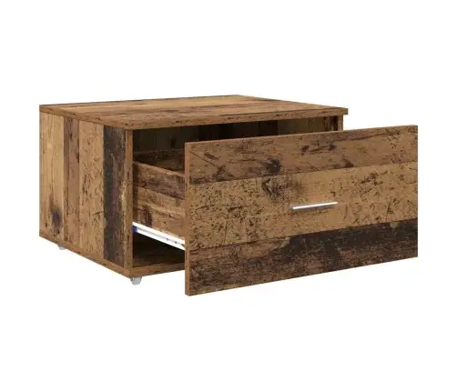 Atvilktņu Skapis Vecs Koks Skaidu Plātne Vidējs Atvilktņu Skapis Vidaxl