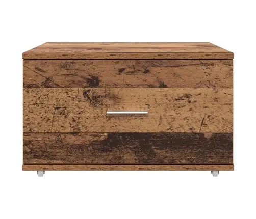 Atvilktņu Skapis Vecs Koks Skaidu Plātne Vidējs Atvilktņu Skapis Vidaxl