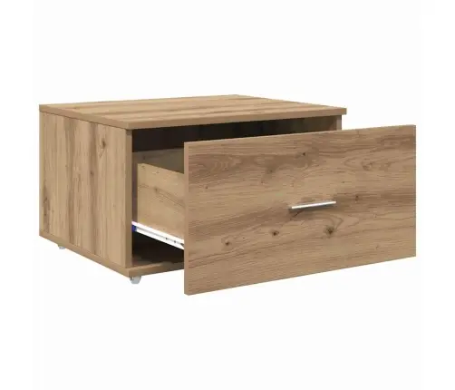 Atvilktņu Skapis Mākslas Ozols Skaidu Plātne, Lamināts Vidējs Vidaxl