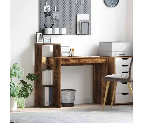 Galds Dūmakaina Ozolkoka 100 X 40 X 90 Cm Inženierijas Koks Vidaxl