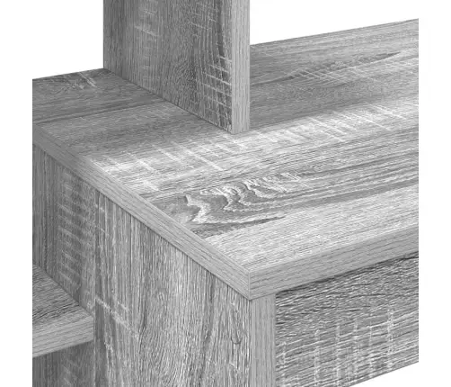 Datorgalds Pelēks Sonoma Mdf Vidējs Plaukti Datorgalds Vidaxl Datorgalds Pelēks Sonoma Mdf Vidējs Plaukti Datorgalds Vidaxl