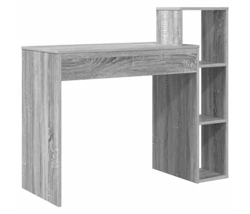 Datorgalds Pelēks Sonoma Mdf Vidējs Plaukti Datorgalds Vidaxl Datorgalds Pelēks Sonoma Mdf Vidējs Plaukti Datorgalds Vidaxl
