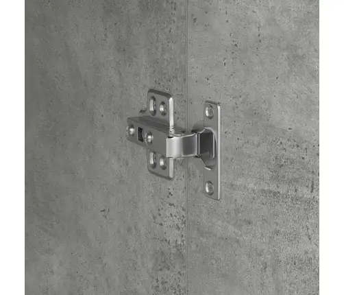 Augstais Skapītis Betona Pelēka 35 X 39 X 168 Cm Vidaxl