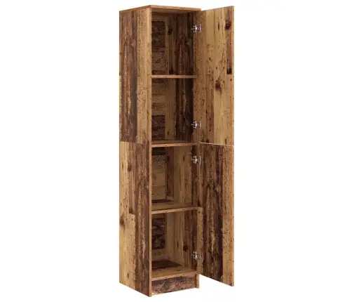 Kõrge Kapp Vana Puit 35 X 39 X 168 Cm Tehispuit