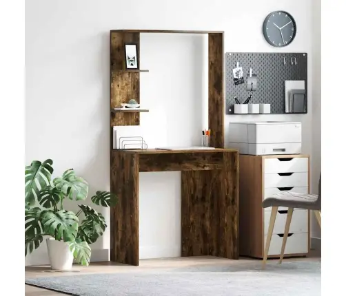 Stalas Dūminio Ąžuolo 78.5 X 37 X 154.5 Cm Apdirbta Mediena